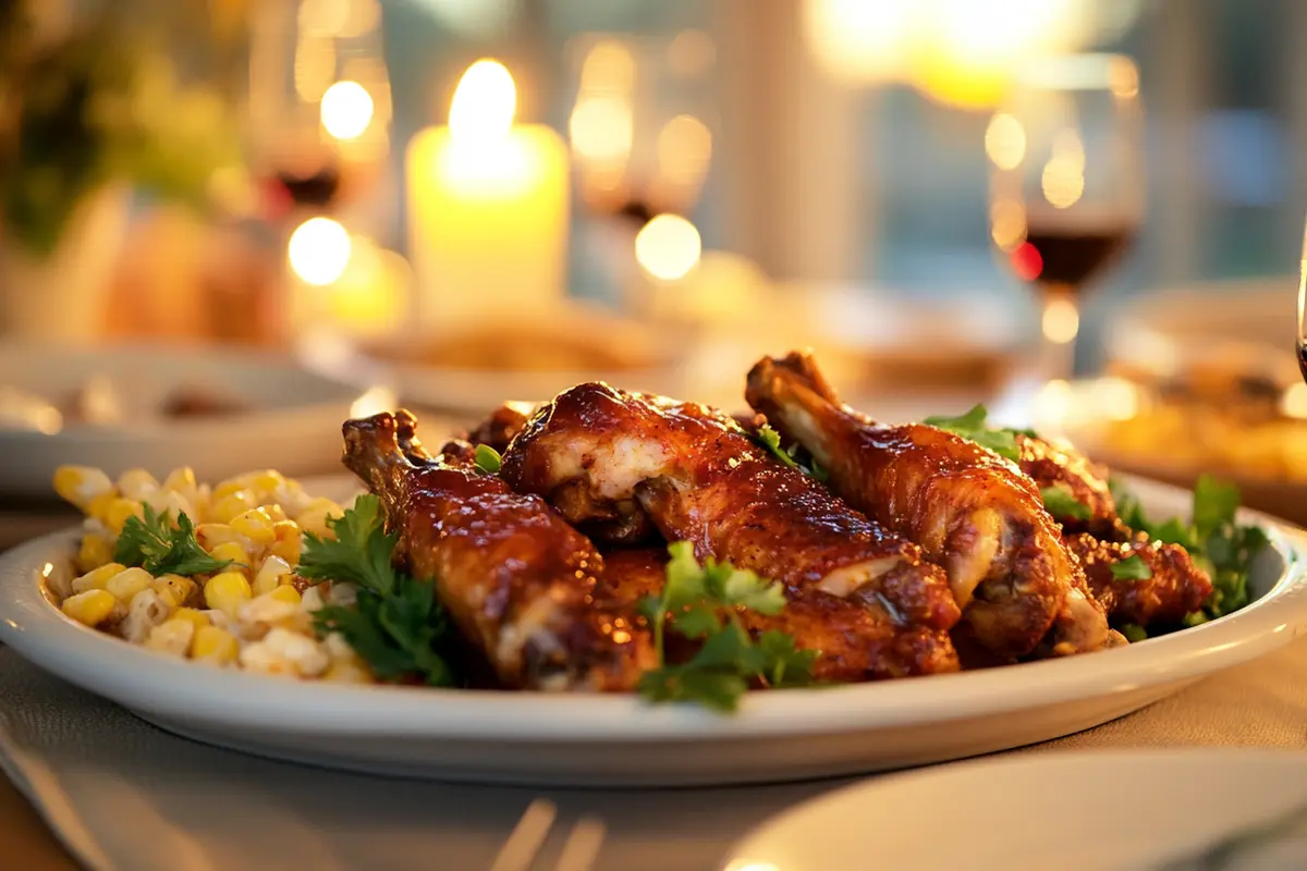 Tender turkey wings served on a platter - Why Are My Turkey Wings Tough?