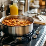 Is beefaroni the same as goulash? a bowl of pasta with beef