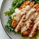 Plate of Chicken and Dressing