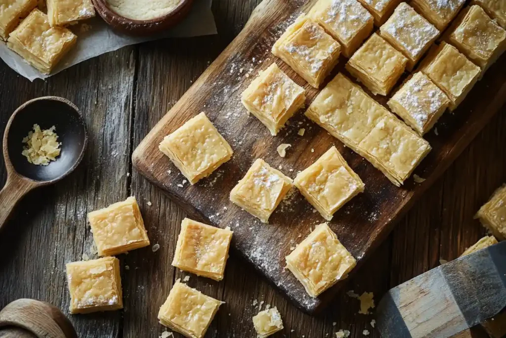 Turkish baklava squares